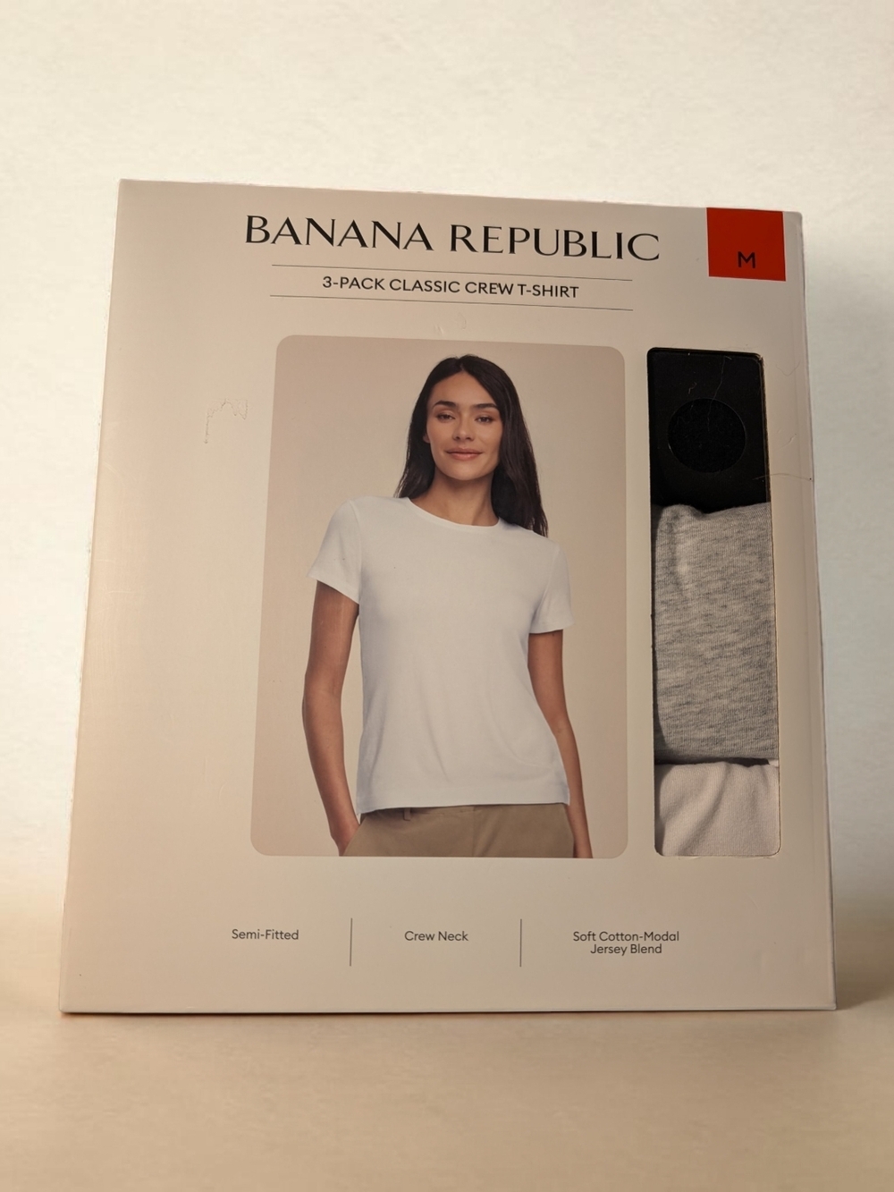 Women's Banana Republic 3-Pack Classic Crew T-Shirts -